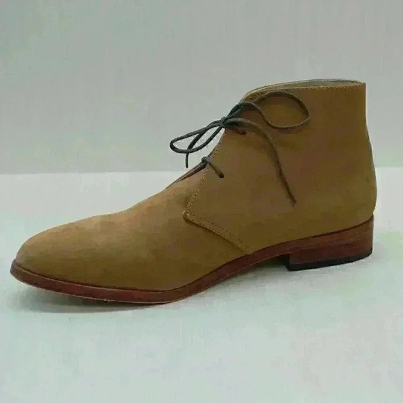 Nisolo Isa Women's Brown Suede Leather Lace Up Chukka Ankle Boots Size US 8.5 - Picture 4 of 10